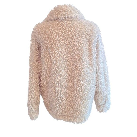 Love, Whit by Whitney Port Cream Sherpa Jacket Size Medium - Picture 7 of 11